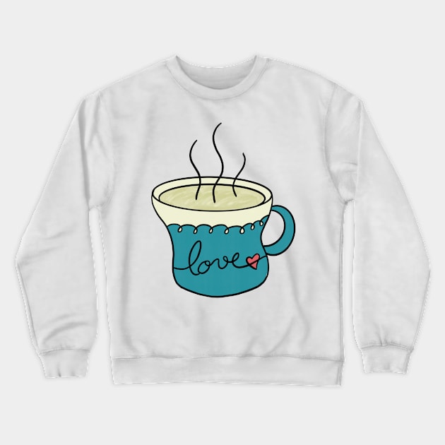 Cuppa / Dreams, Light & Love Crewneck Sweatshirt by nathalieaynie